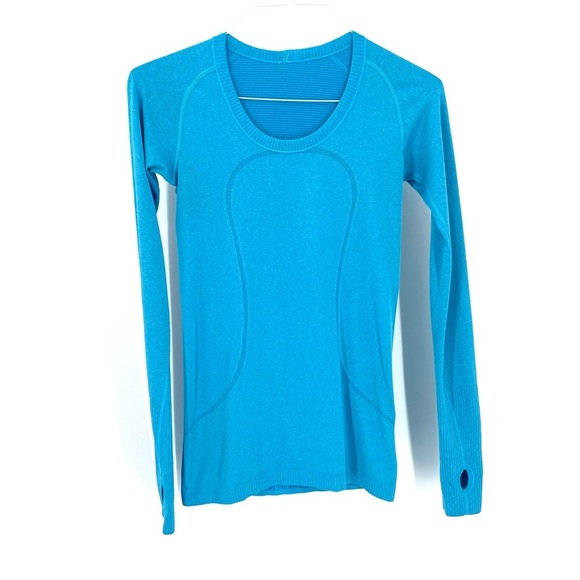 Lululemon SeaWheeze Swiftly Tech Blue All Seeing Eye Long Sleeve Limited Edition - Picture 2 of 7